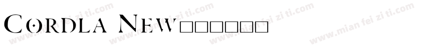 Cordla New字体转换